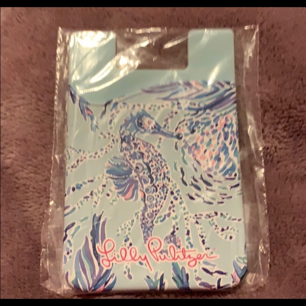 Lilly Pulitzer card holder for phone
